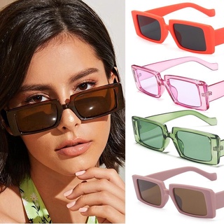 moda vintage gafas de sol cuadradas de lujo de lujo pequeña marca para las mujeres/hombres gafas b7l2