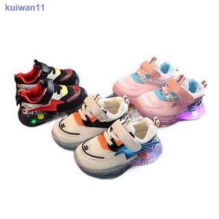 otoño niños s light-up zapatillas de deporte de 1-6 años de edad 3 niños y niñas transpirable de malla zapatillas de bebé de suela suave zapatos de niño