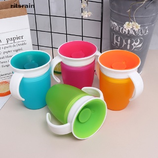Ritsrain 360 Degree Can Be Rotated Magic Cup Baby Learning Drinking Cup LeakProof Child MX