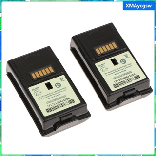 [xmaycgsw] para Xbox 360 controlador de batería base de carga Dual cargador estación con 2 baterías recargables y Cable USB para Xbox (7)