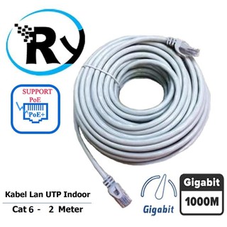 Cable LAN CAT6 de 2 m/Cable de 2 metros/gato 6 UTP/2 metros/1GBps listo para usar