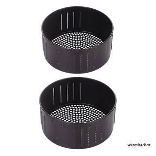 warmharbor 2.6l 3.5l antiadherente freidora de aire cesta de drenaje para hornear aceite sartén accesorios de cocina lavavajillas seguro