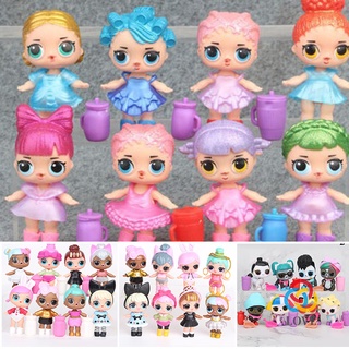8pcs LOL Doll Surprise Chameleon Doll Anime Collection Toy Figures Model Toys for Children