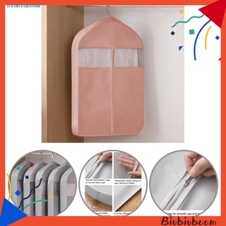 BIU_ Non Woven Fabric Clothes Protector Moisture-proof Gusseted Garment Bag Easy Install for Wardrobe