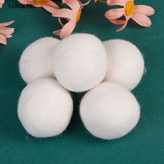 tutuche 5 unidades de lana natural de tela virgen reutilizable suavizante de lavandería 5cm mx (1)