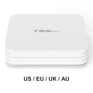 android 10.0 tv box t95 mini quad core 2gb 16gb stb 2.4g wifi set top box