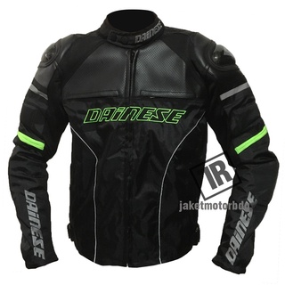 D1 SR lista negra verde motocicleta Touring Chamarra con codo y espalda Protector de hombro (1)