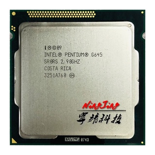 intel pentium g645 2.9 ghz procesador de cpu de doble núcleo 3m 65w lga 1155