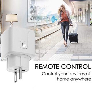 adaptador de enchufe inteligente wifi 16a monitor de alimentación toma de corriente tuya/smart life app control remoto funciona con alexa google home an (9)