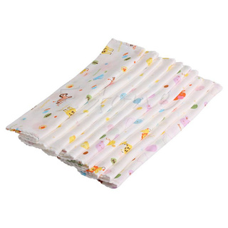 BB 10Pcs gasa recién nacido muselina cuadrado 100% algodón lavado de baño bebé pañuelo toalla (1)