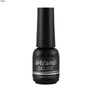 meros.mx Nail Art Gel Nail Polish Base Top Coat Polish Easy Removal for Nail Salon