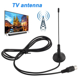 Digital DVB-T Interior HDTV Antena UHF/VHF Magnética Ventosa Base Para Coche TV Radio FM
