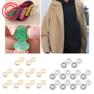 20Pairs Magnetic Button Clasps Snaps Sewing Coats Closure DIY Craft Gold