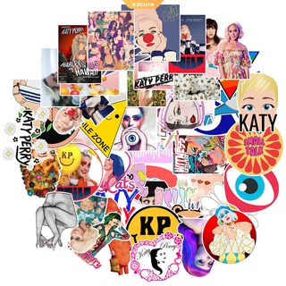 50pcs Katy Perry celebridad entretenimiento noticias película americana pegatinas DIY moda equipaje portátil Skateboard pegatinas Doodle pegatinas teléfono pegatina Snowboard Retro vinilo pegatina Graffiti impermeable pegatinas Set | Biaoku ||
