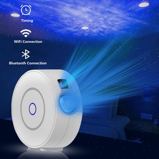 Smart Home Wireless Control Tuya LED Star Galaxy Proyector WiFi Láser Cielo Estrellado Por Alexa Google Romantic