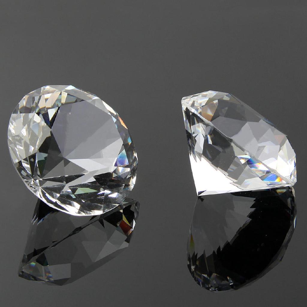 AUG Dongxi transparente grande 60 mm K9 cristal diamante vidrio arte papel papel decoración adorno