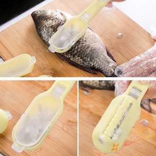 Bajo precio de escamas de pescado rallador raspador herramienta de limpieza de pescado raspado escala dispositivo