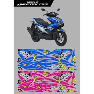 Rayas/Pegatina/Liis motocicleta variaciones aerox 155 azul, rosa
