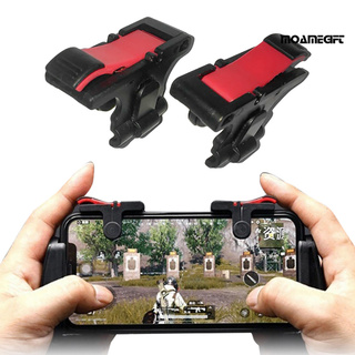 moamegift 1 Pair D9 Plastic Mobile Phone Holder Gaming Triggers Game Controllers Gamepad for Home