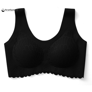 Látex 5D inalámbrico completo sujetador sin costuras Push Up transpirable mujeres sujetador ropa interior (6)