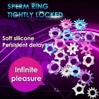 【COMX】 5pcs Delay Penis Cock Rings Male Adult Sex Toys Extend Enhance Orgasm Cock-ring Hot