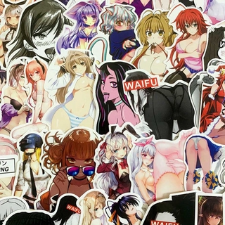 HOS Comic Sticker NSFW Hentai - 50 piezas de Bikini de vinilo para Laptop (1)