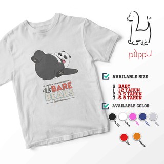 C/241 We Bare Bears Panda Panpan Kids camiseta Distro