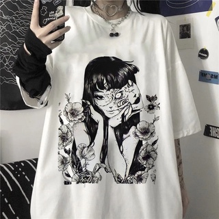 sassyme horror comics harajuku camiseta horror comics gótico de dibujos animados anime impresión punk japonés camisetas top vogue unisex estilo vintage