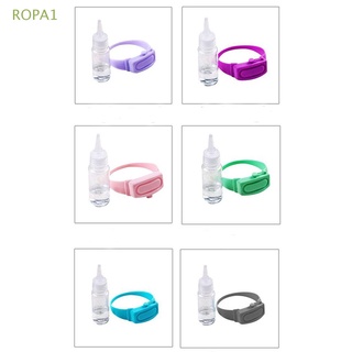 ROPA1 Multicolor Pulsera de lavado a mano Viajes al aire libre|de gel líquido para lavar a mano Pulsera de jabón de silicona para Adultos Niños Dispensador de mano Resistente al agua Gel de lavado de manos portátil