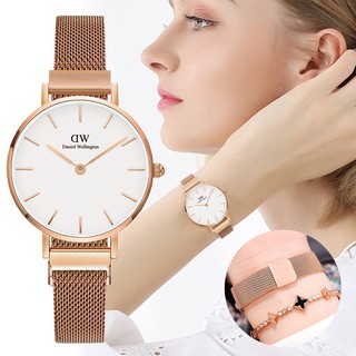 reloj de cuarzo con hebilla magnética para mujer jam tangan perempuan