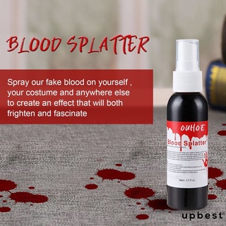 Ouhoe 60ml Halloween plasma spray vampiro zombie maquillaje sangre props atmos simulación props upbest