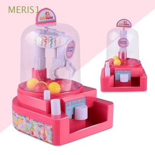 MERIS1 Una broma Mini - máquina de garras de muñeca Juguetes de premio Agarre el juguete de la máquina Juguetes interactivos de escritorio Grúa Máquina de agarrar dulces Niños y niñas Juguete de garra Juguetes para niños Clip de grúa de juguete Mini