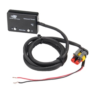 mianfeich medidor Digital de temperatura de Gas de escape de coche pantalla LED EGT medidor de temperatura Sensor (3)