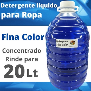 Detergente liquido para ropa Ropa Fina Color Concentrado para 20 litros Plim33