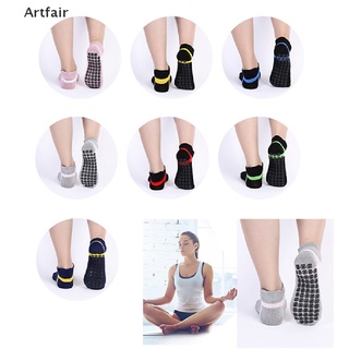 (hotsale) 1 par de calcetines de yoga para mujer, secado rápido, antideslizantes, silicona, calcetines deportivos, {bigsale}