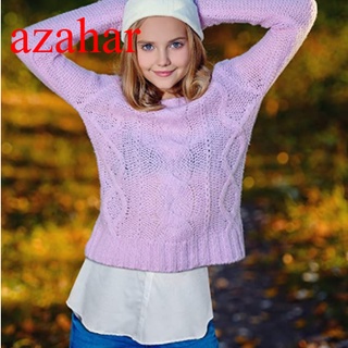 AZAHAR Camisa Extensores Ajustable Dobladillo Falso Top Mujer Longitud Media Extensor (9)