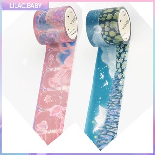 Lilac cinta adhesiva De 3cm De ancho Para sueños/sueños/noche/ciela estrellada/2 rollos