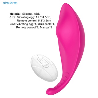 qiusin.mx Silicone Masturbator Butterfly Remote Control USB Vibrator Egg Fast Adaptation for Adult Women (3)