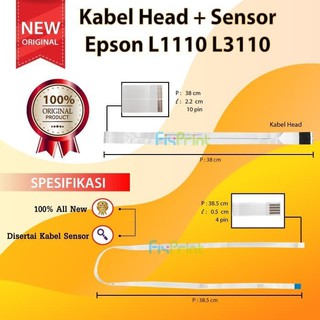 Cabezal de impresora + Cable de Sensor para Epson L1110 L3150 L3110 L3156 L5190 FPS339