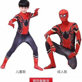 Disfraz de spiderman niños vengador superhéroe disfraz rojo Cosplay