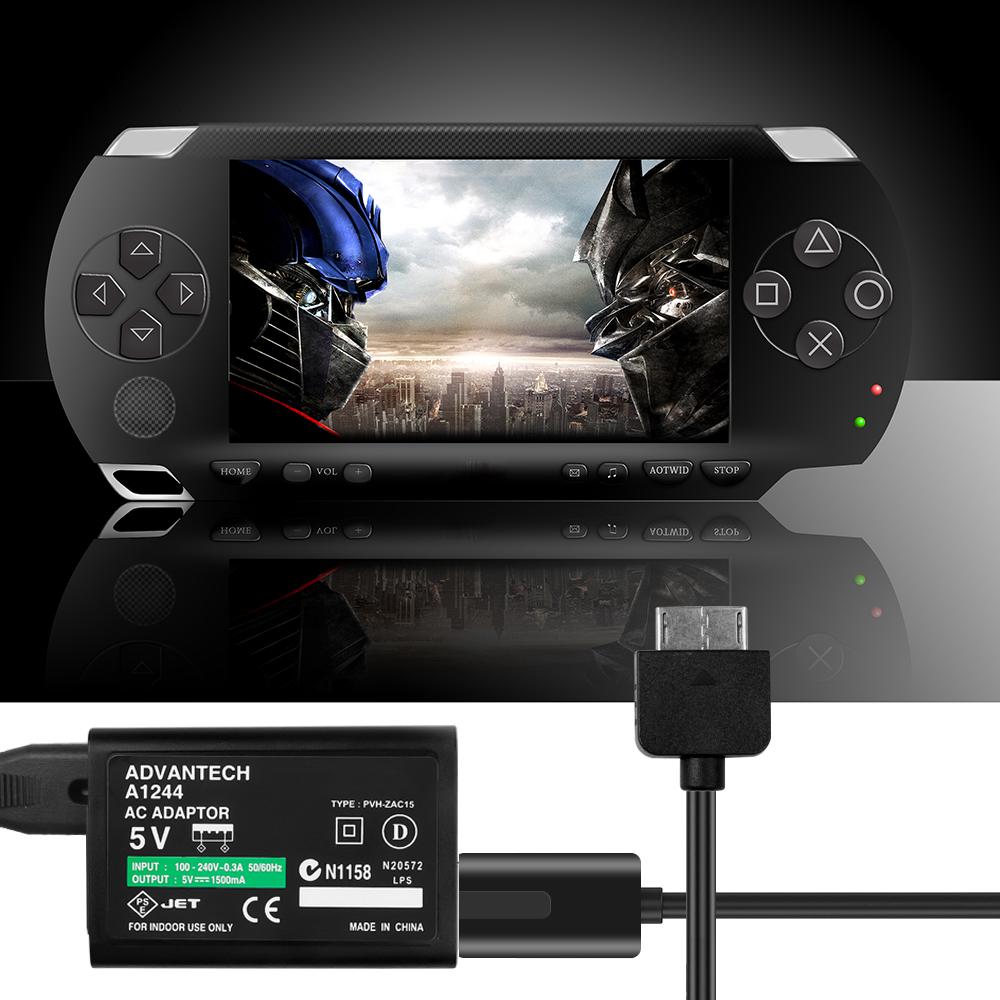 Cargador de pared de alta calidad adaptador de ca cable de fuente de alimentación para Sony PSP PSV 1000 ue/US Plug