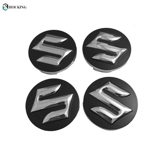 4 tapas de cubo de emblema de coche, cubierta central de repuesto de neumáticos de coche para suzuki