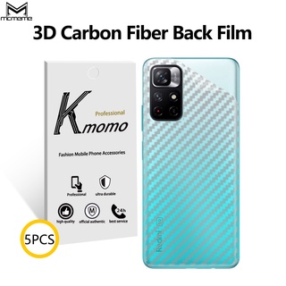[Buy 1 get 4] For Xiaomi Redmi Note 11 10 Pro 5G 10s Plus + Protector de pantalla trasero suave de fibra de carbono 3D