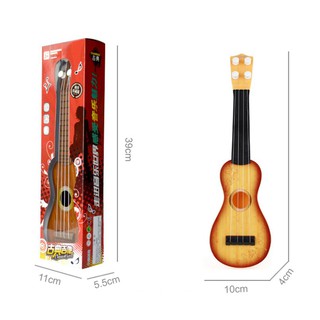 [KITTY} Ukelele de 14,5 pulgadas cuatro cuerdas Ukelele Mini Guitarra acústica Guitarra corazón patrón Guitarra (6)