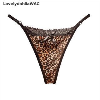 [lovelydahliawac] malla pura ropa interior mujeres leopardo encaje bragas lencería tangas bragas bragas recomendado
