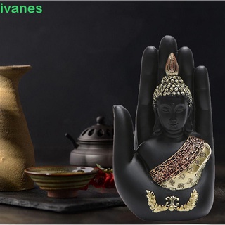 IVANES regalos buda escultura tailandia hindú palma buda buda estatua meditación resina sala de estar decoración hecha a mano Fengshui figura