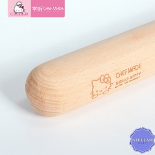 CHEFMADE Hello Kitty - rodillo de madera, rodillo de madera, fabricado en chef, KT7099