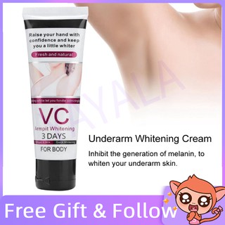 Crema blanqueadora de axilas aclaradora reparadora desodorante cuidado de la piel 50g