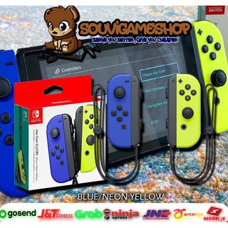 Nintendo SWITCH JOYCON JOY-CON JOYCON CON suave y derecha azul neón amarillo