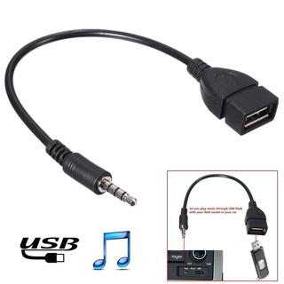 Conector Auxiliar De Audio Macho De 3.5 Mm A USB 2.0 Tipo Hembra Mejor Adaptador De Cable Q4M7 Convertidor OTG B9R8